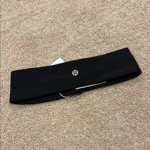 NWT lululemon athletica Black Hairband